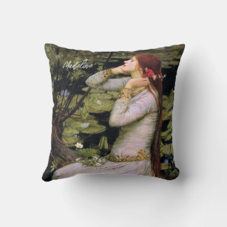The Fate of Ophelia Customisable Text  Cushion