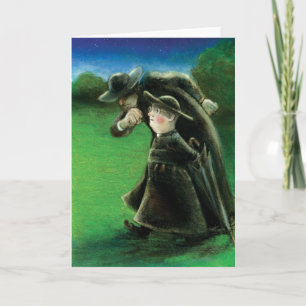 The Father Brown Reader Illustration Card