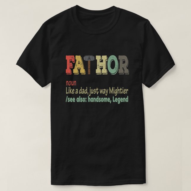 THE FATHER THE LEGEND Father's Day Dad T-Shirt (Design Front)