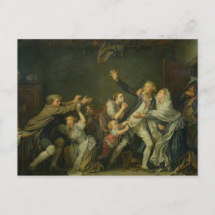 The Father's Curse or The Ungrateful Son, 1777 Postcard