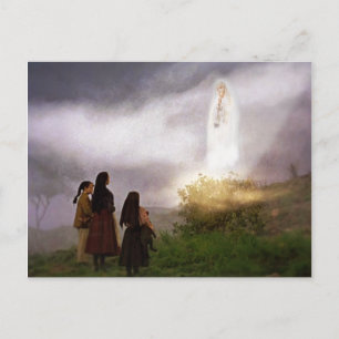 The Fatima Apparition Devotional Image Postcard
