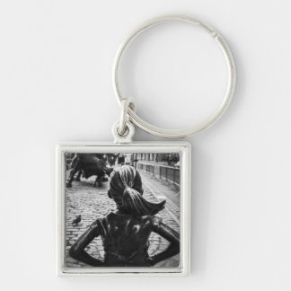 The Fearless Girl  Key Ring