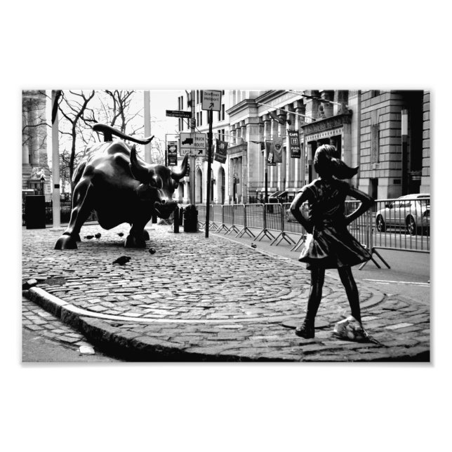 The Fearless Girl Photo Print (Front)