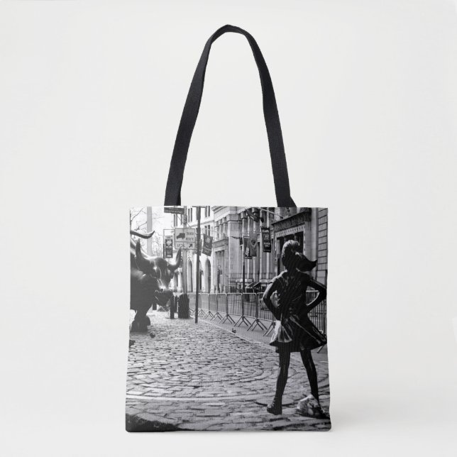 The Fearless Girl Tote Bag (Front)