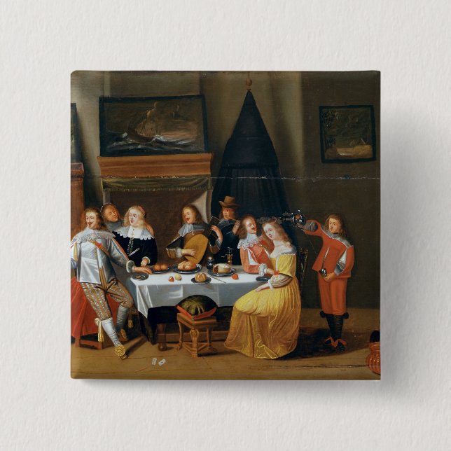 The Feast 15 Cm Square Badge (Front)