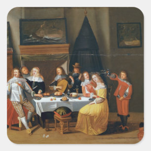 The Feast Square Sticker