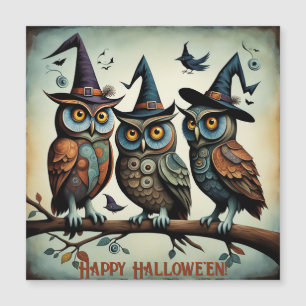 The Feathered Coven Magnetic Greeting Card