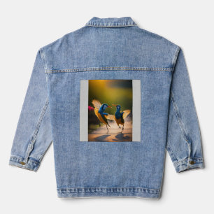 The Feathered Waltz Denim Jacket