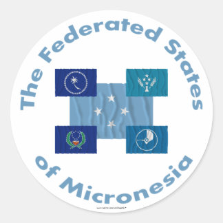 The Federated States of Micronesia Classic Round Sticker