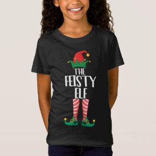 The Feisty Elf Family Matching Group Christmas Gif T-Shirt