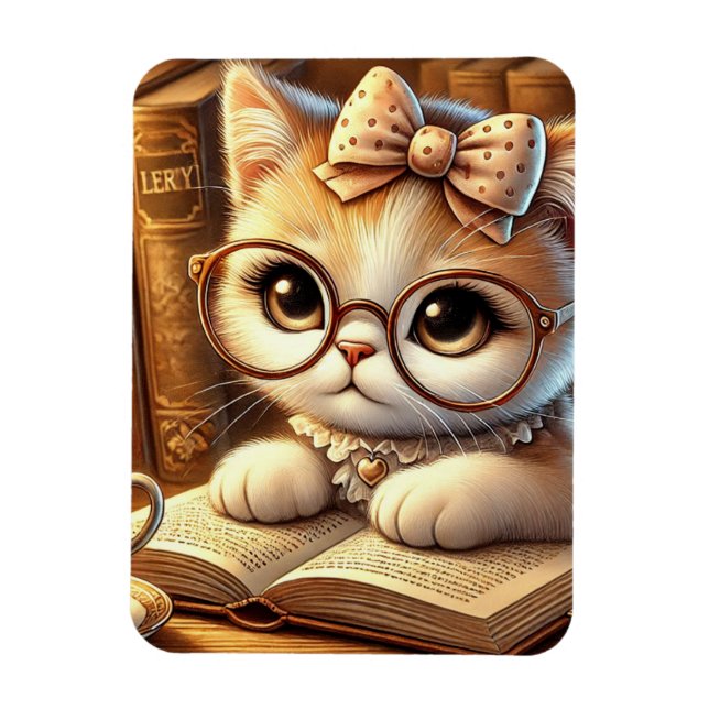 "The Feline Enchant: Guardians Flexible Magnet wit (Vertical)