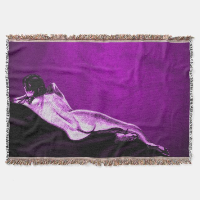 The Female Form Throw Blanket (Front)