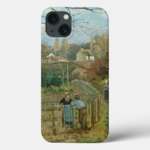 The Fence, 1872 (oil on canvas) iPhone 13 Case