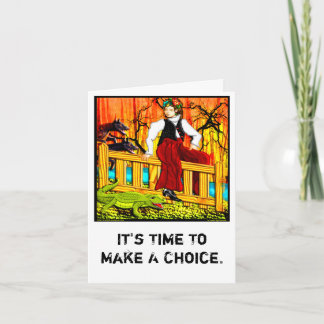 The FenceSitter (Encouragement Card) Card