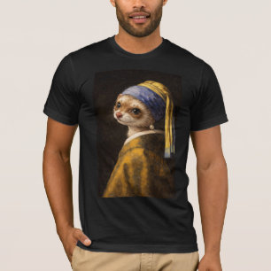 The Ferret with a Peral Earring T-Shirt