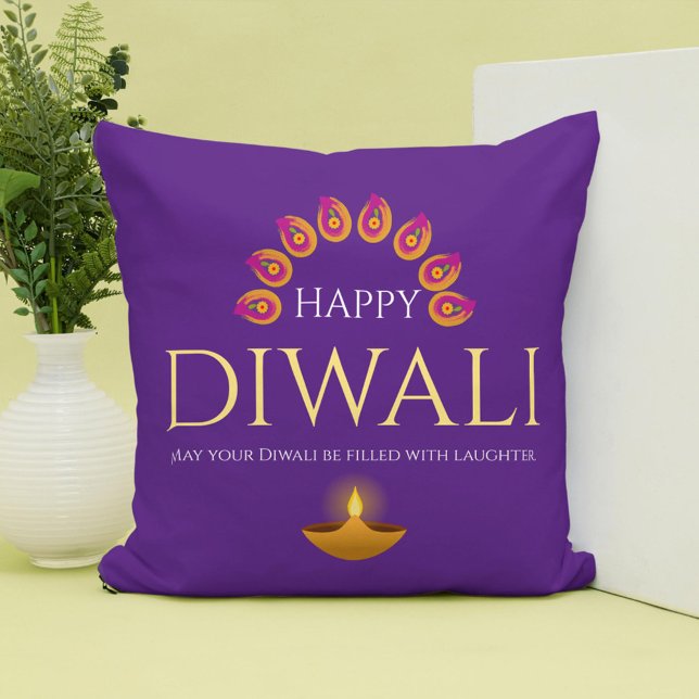 The Festival of Lights Diwali Hindu Cushion (Creator Uploaded)