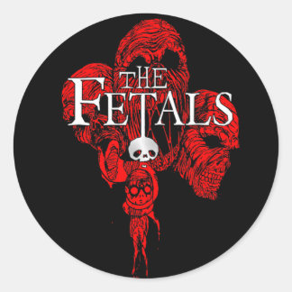 The Fetals Zombie Logo Sticker