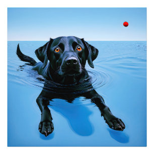 "The Fetcher's Dream" Adorable Friend Photo Print