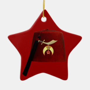 The Fez Ceramic Tree Decoration