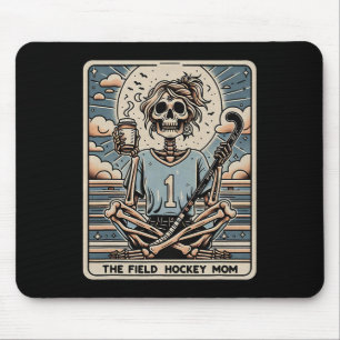 The Field Hockey Mom Tarrot Card Mouse Pad