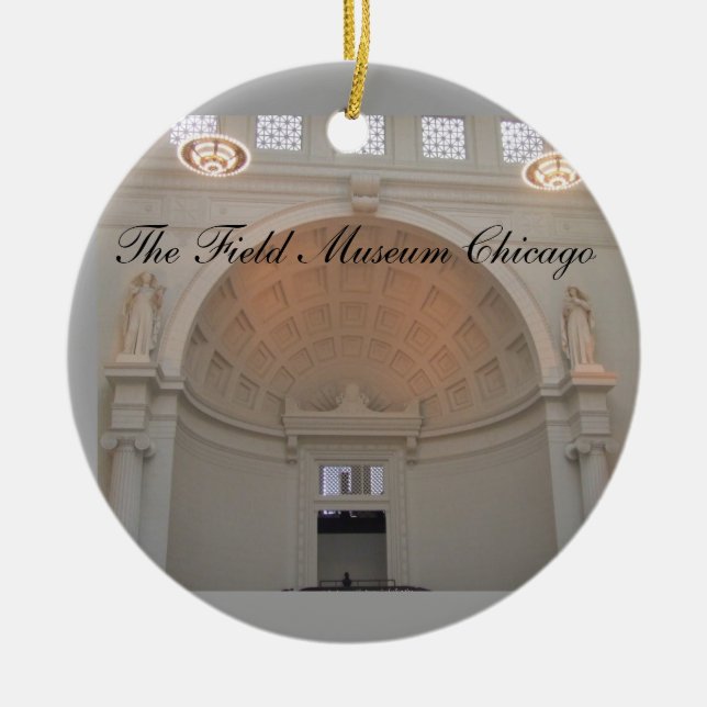 The Field Museum Chicago Christmas Ornament (Front)