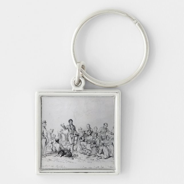 The Field Preacher, 1837 Key Ring (Front)