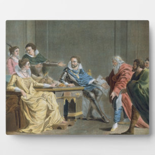 The Fieldmarshal of Brissac Distributes the Dowry Plaque