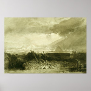 The Fifth Plague of Egypt, 1806-10 Poster
