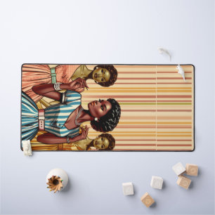 The fifties black women fashion, 50s skirts gift desk mat
