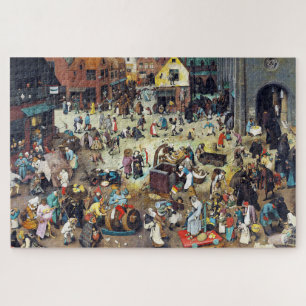 The Fight Between Carnival and Lent, Bruegel Jigsaw Puzzle