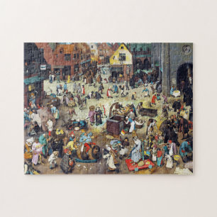 The Fight Between Carnival and Lent, Bruegel Jigsaw Puzzle
