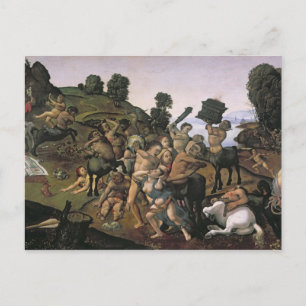The Fight Between the Lapiths and the Centaurs Postcard