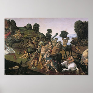 The Fight Between the Lapiths and the Centaurs Poster