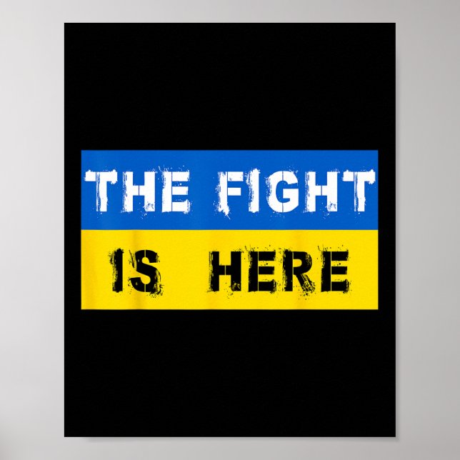 The Fight Is Here Ukraine  Poster (Front)