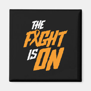 The Fight Is On Leukaemia Awareness Cancer Survivo Magnet