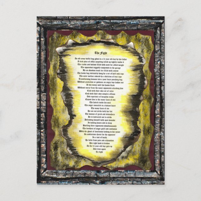 The Fight Postcard (Front)