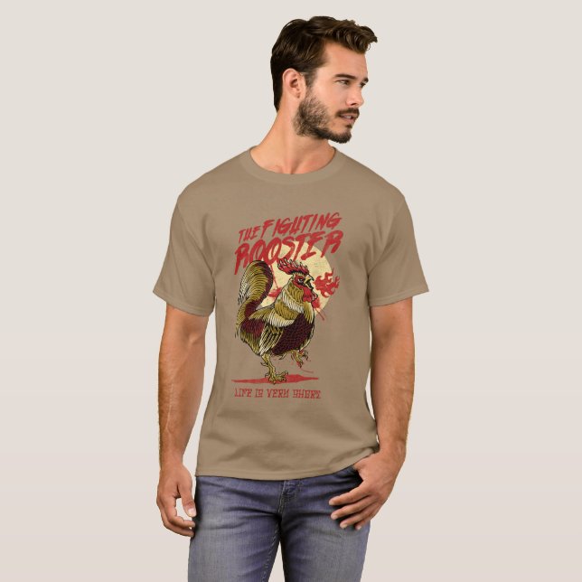 The Fighting Rooster T-Shirt (Front Full)