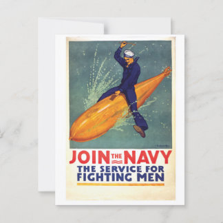 The Fighting Service for Men Postcard