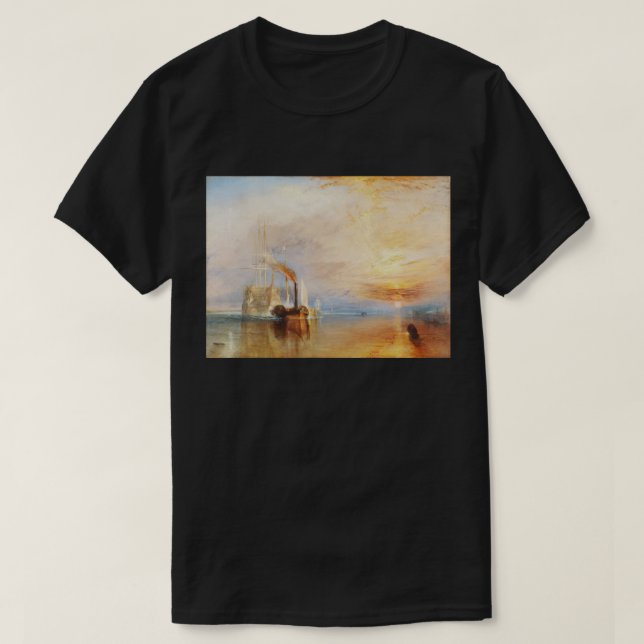 The Fighting Temeraire, by artist Turner, J. M. W. T-Shirt (Design Front)