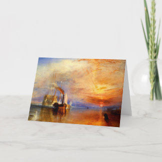 The Fighting Temeraire, J. M. W. Turner Card