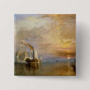 The "Fighting Temeraire" Tugged 15 Cm Square Badge