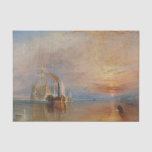 The Fighting Temeraire Turner Sunset Seascape Tissue Paper