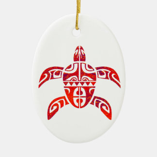 THE FIJIAN TURTLE CERAMIC TREE DECORATION