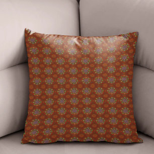 The Filter Floral Red of Squire Manipur Mandala Cushion