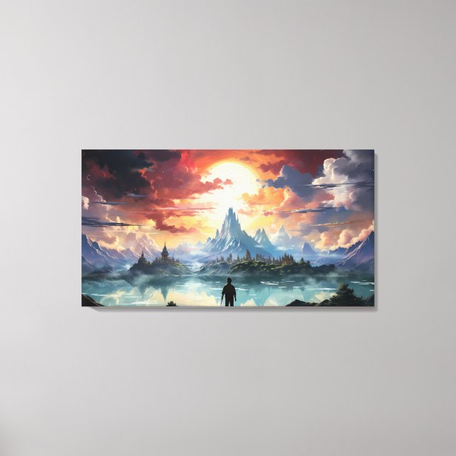 The Final Destination Reached Canvas Print (Front)