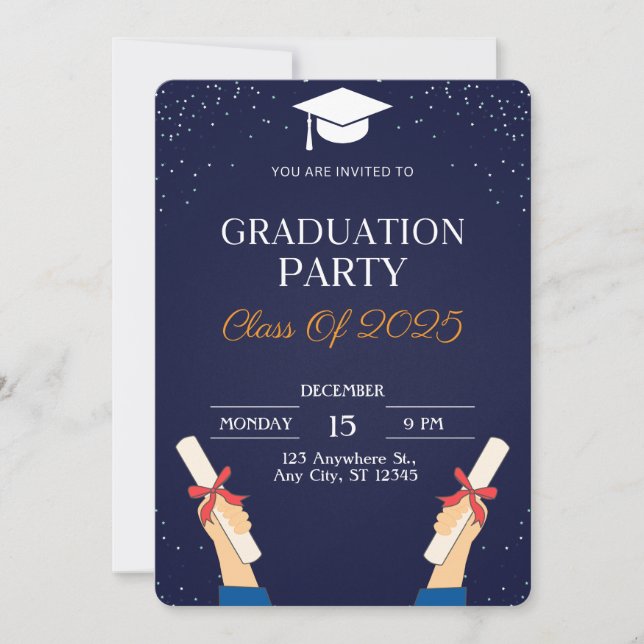 The Final Draught: Graduation Party Invitation (Front)