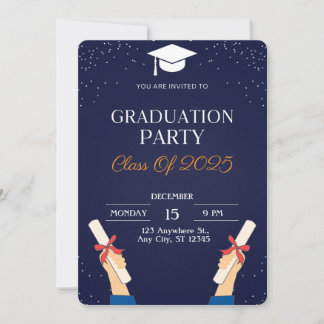 The Final Draught: Graduation Party Invitation