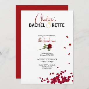 The Final Rose Bachelorette invitation
