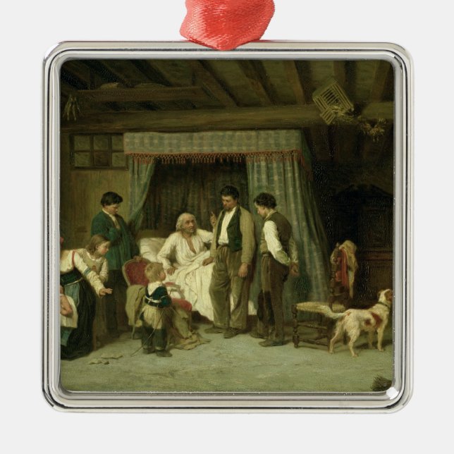 The Final Warning, 1886 Metal Tree Decoration (Front)