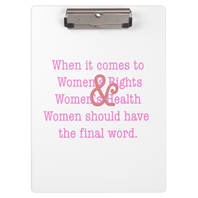The Final Word (2017) Clipboard (Front)